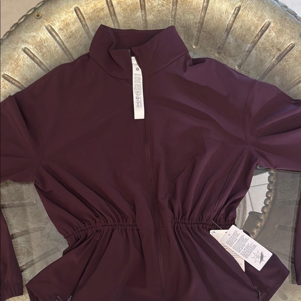 Purple Zip-Up Jacket